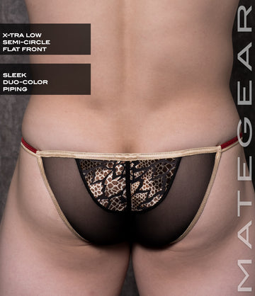 Sexy Men's Swimwear Mini Swim Bikini - Si Jae (X-tra Low Flat Front)